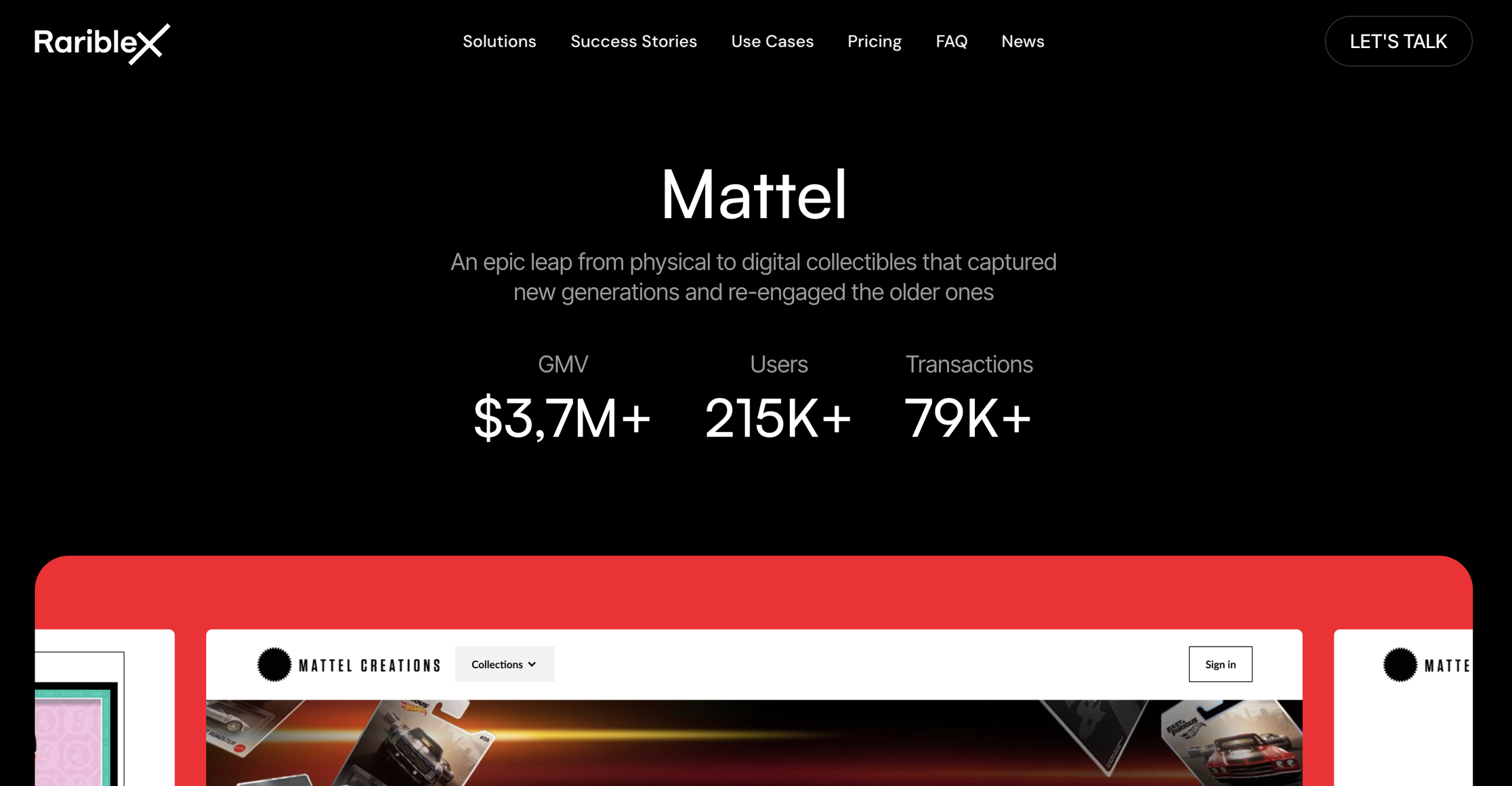 Mattel Web3 Initiative with Rarible