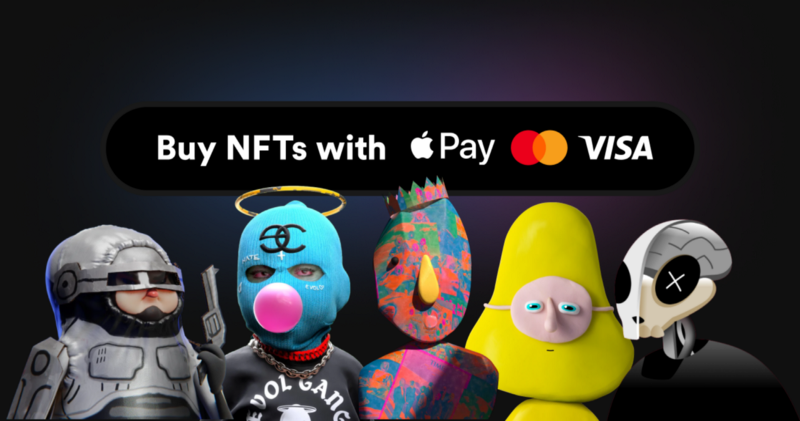 Buy NFTs with your credit card on Rarible.com