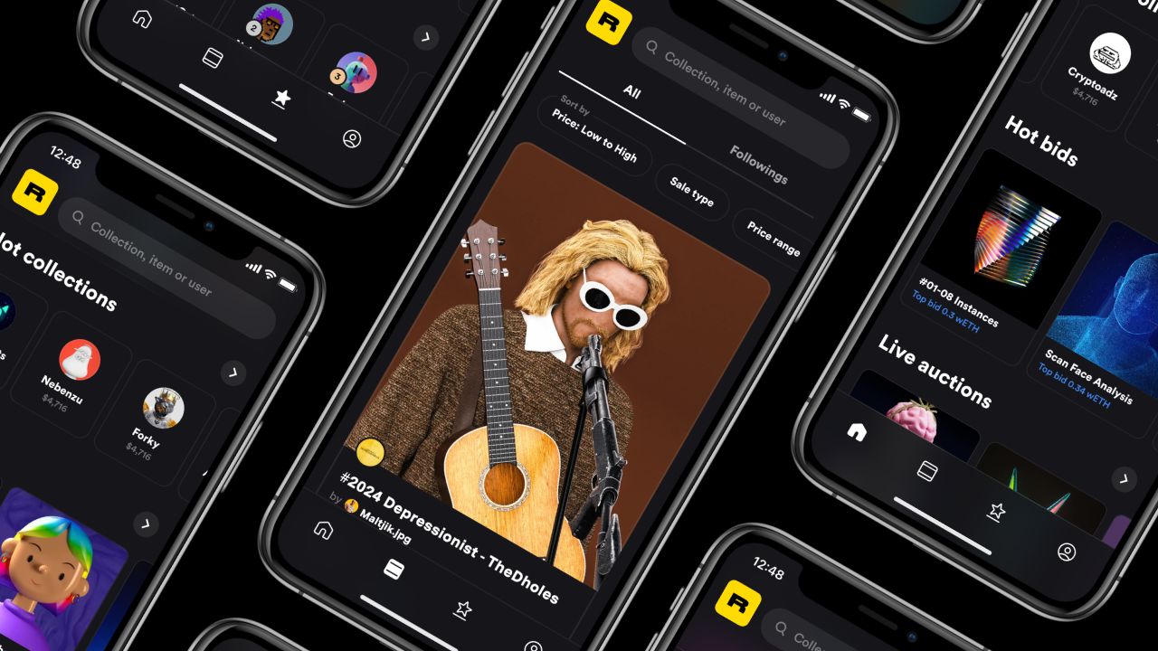 Rarible iOS mobile app and widgets are here: discover, curate and display NFTs on the go