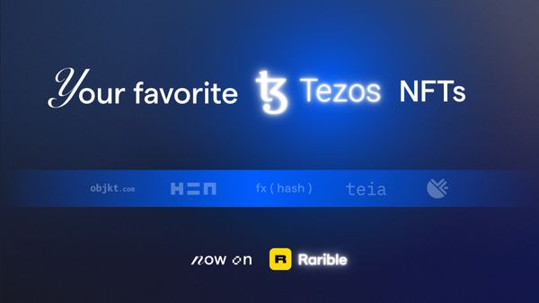 Tezos Aggregation is Live on Rarible!